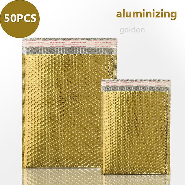 Bubble Wrap 50pcs holographique Bulle Mailer Rose Rouge Enveloppe postale étanche C Or 15*20cm