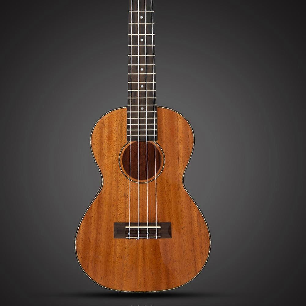 4 String Rosewood Ukulele Bridge with 5.3cm Acrylic Saddle