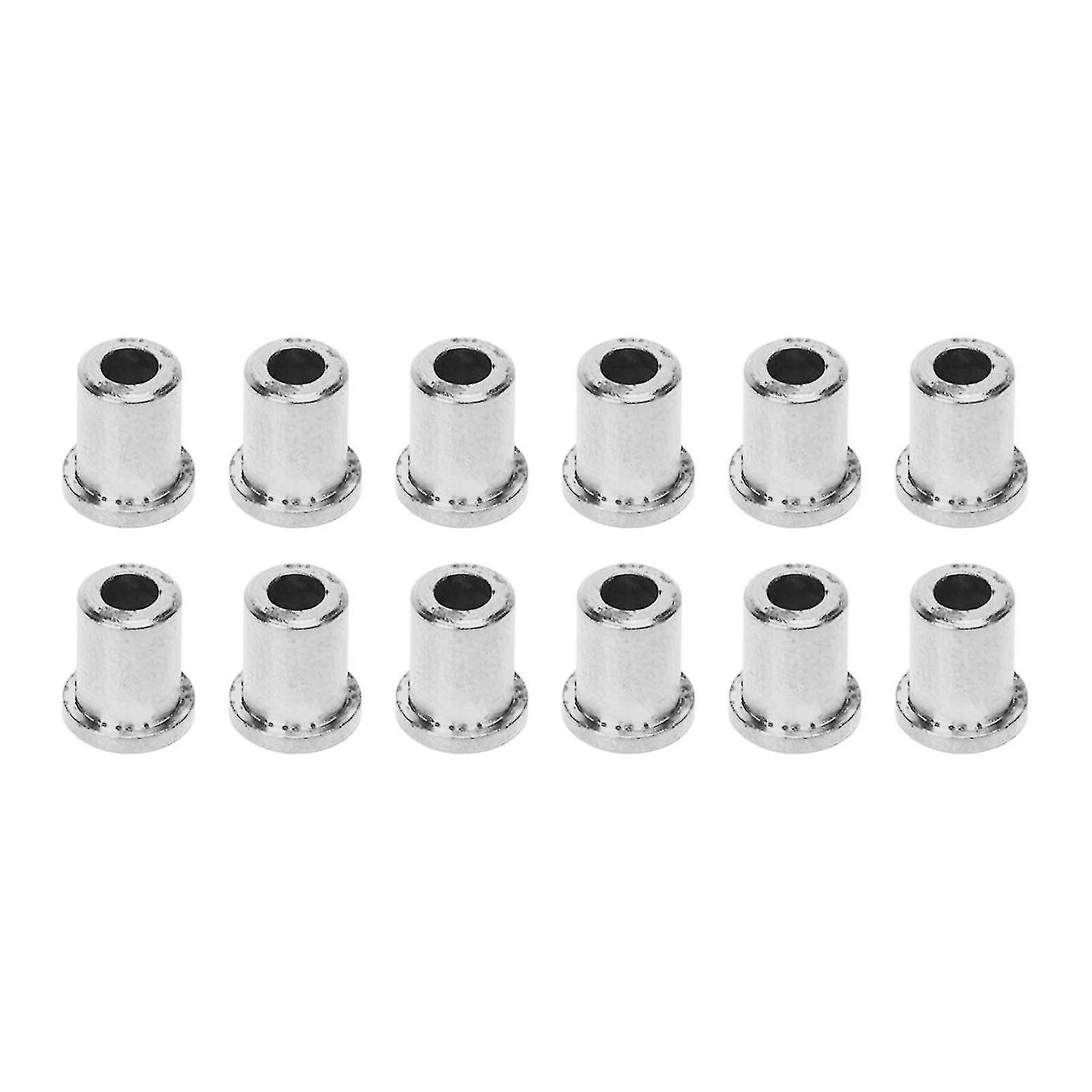 12 Pcs Silver Metal Electric Guitar String Tips Replacement