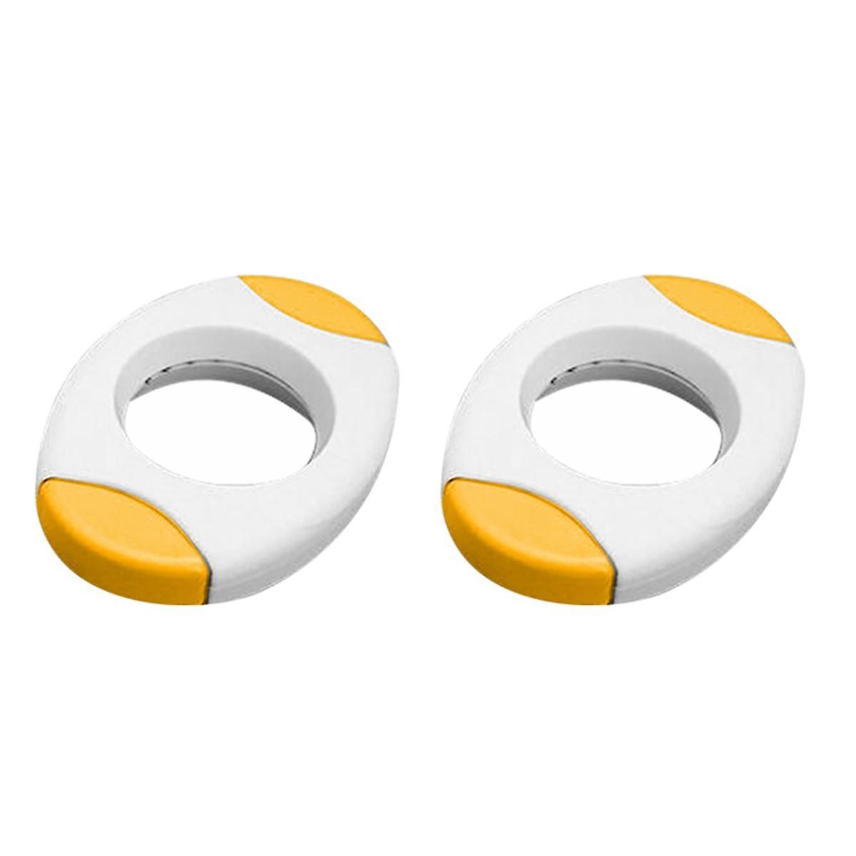 Lot de 2 ouvre-coquilles d'œufs, coupe-œufs pour couper rapidement le dessus des œufs cuits, pâtisseries ménagères