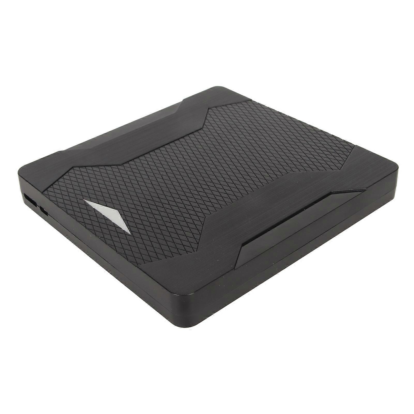 Typc C External DVD Drive Low Noise USB3.0 Plug and Play Writer Burner Player with Light 