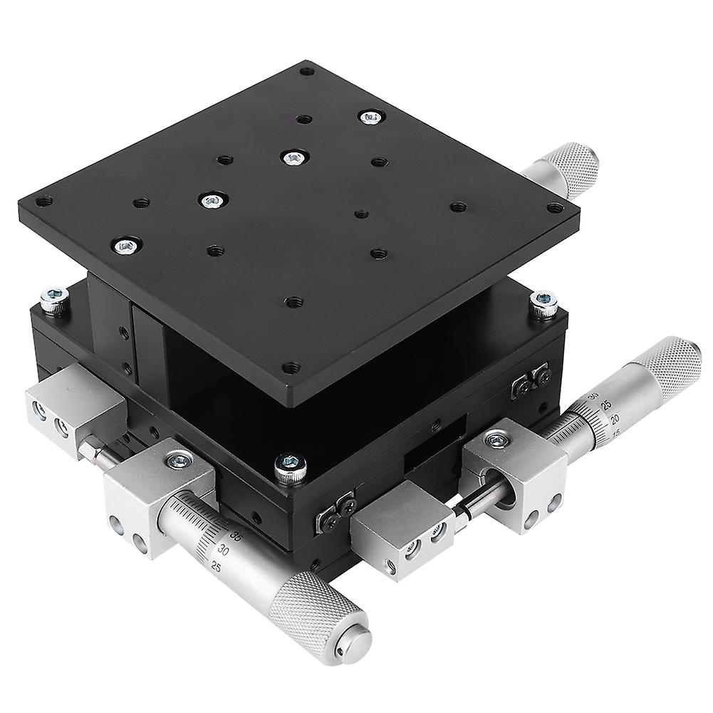 LD90-LM XYZ 3 محاور منصة التشذيب دليل المرحلة الخطية ضبط انزلاق الجدول 90 × 90 مم