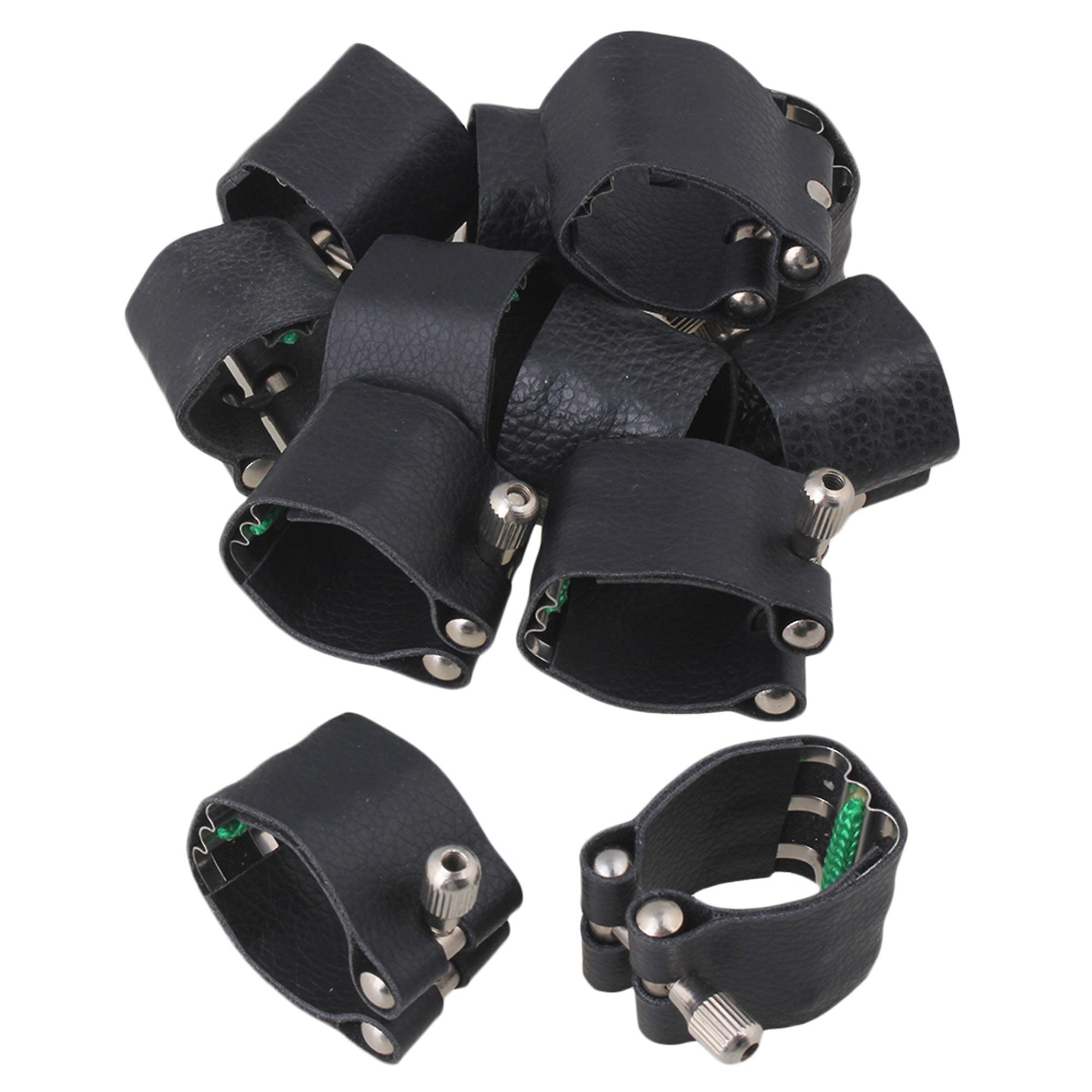 50 kappaletta saksofoniside tenorisaksofonin suukappalekiinnitin w / metallilevylle