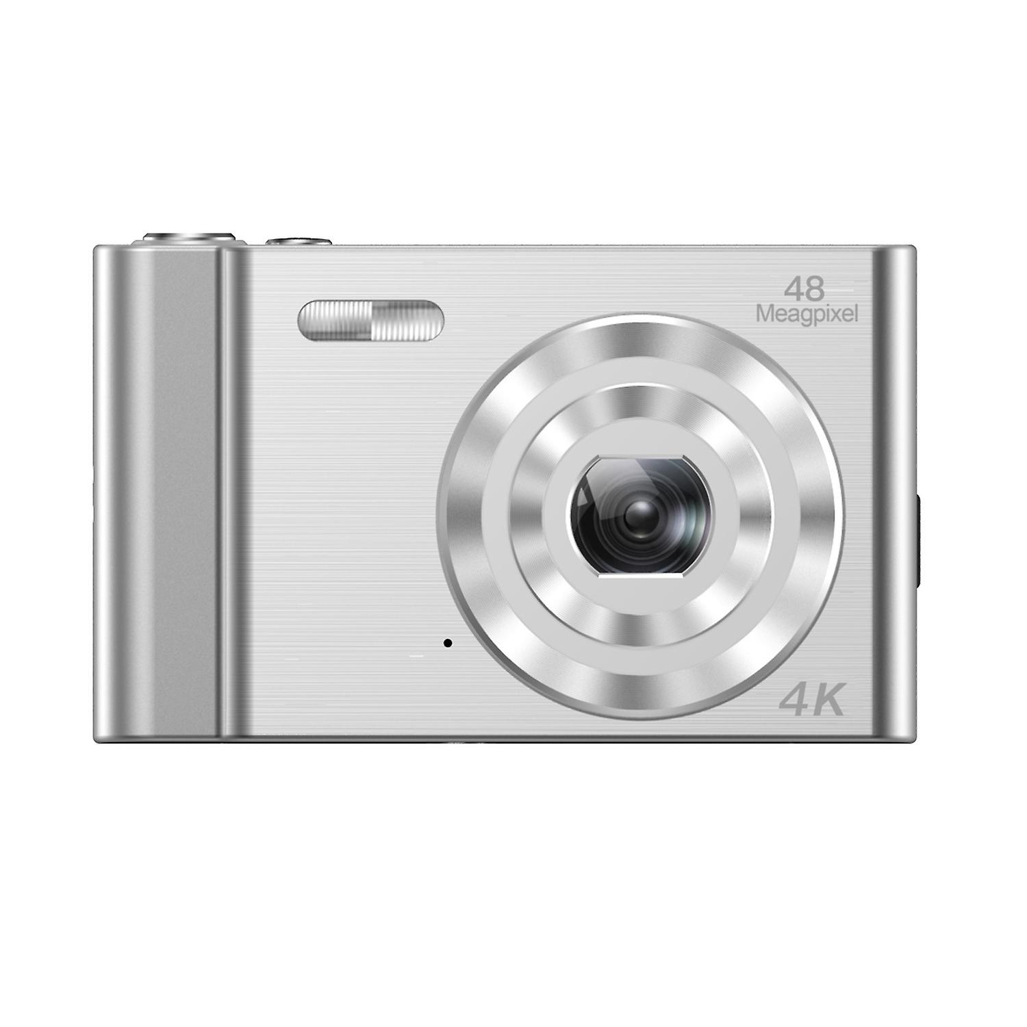 Andoer-2 Andoer 4K Appareil photo numérique Caméscope 48MP 2,4 pouces IPS Écran Auto Focus 16X Zoom numérique Anti-s Silver