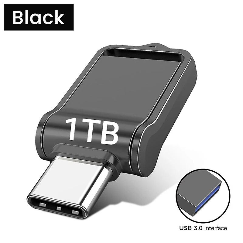 Metal USB 3.0 2TB Pen Drive USB C Port Fast 1TB U Disk Mini Waterproof Flash Drive 2TB Memory Stick for Phone PC MacBook~21616