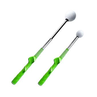 Golf Swing Practice Stick Telescopic Swing Trainer Aid Tool Golf Posture Corrector Exercise Supplies Red