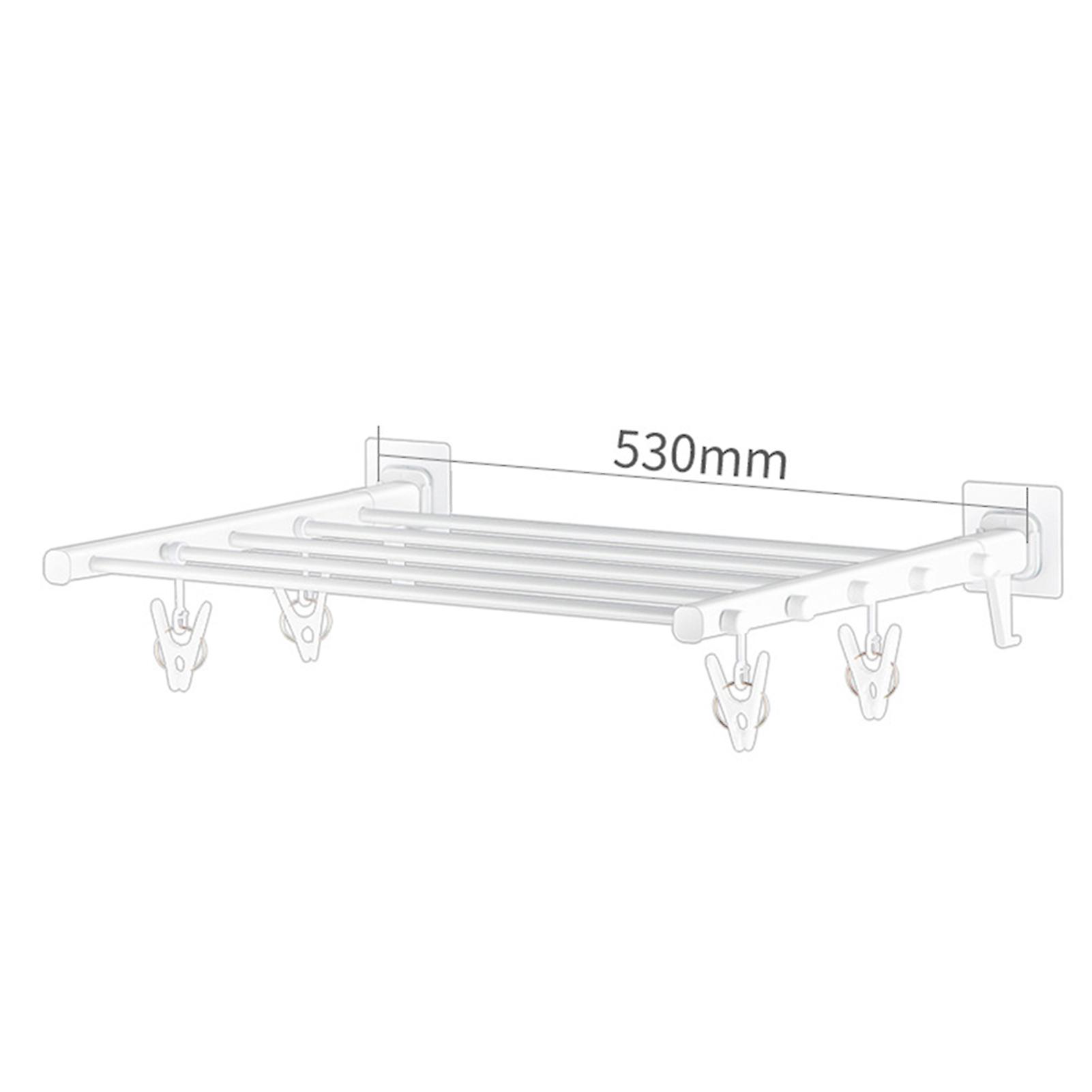 Folding Retractable Drying Racks Foldable Portable Strong Adhesion for Dormitory