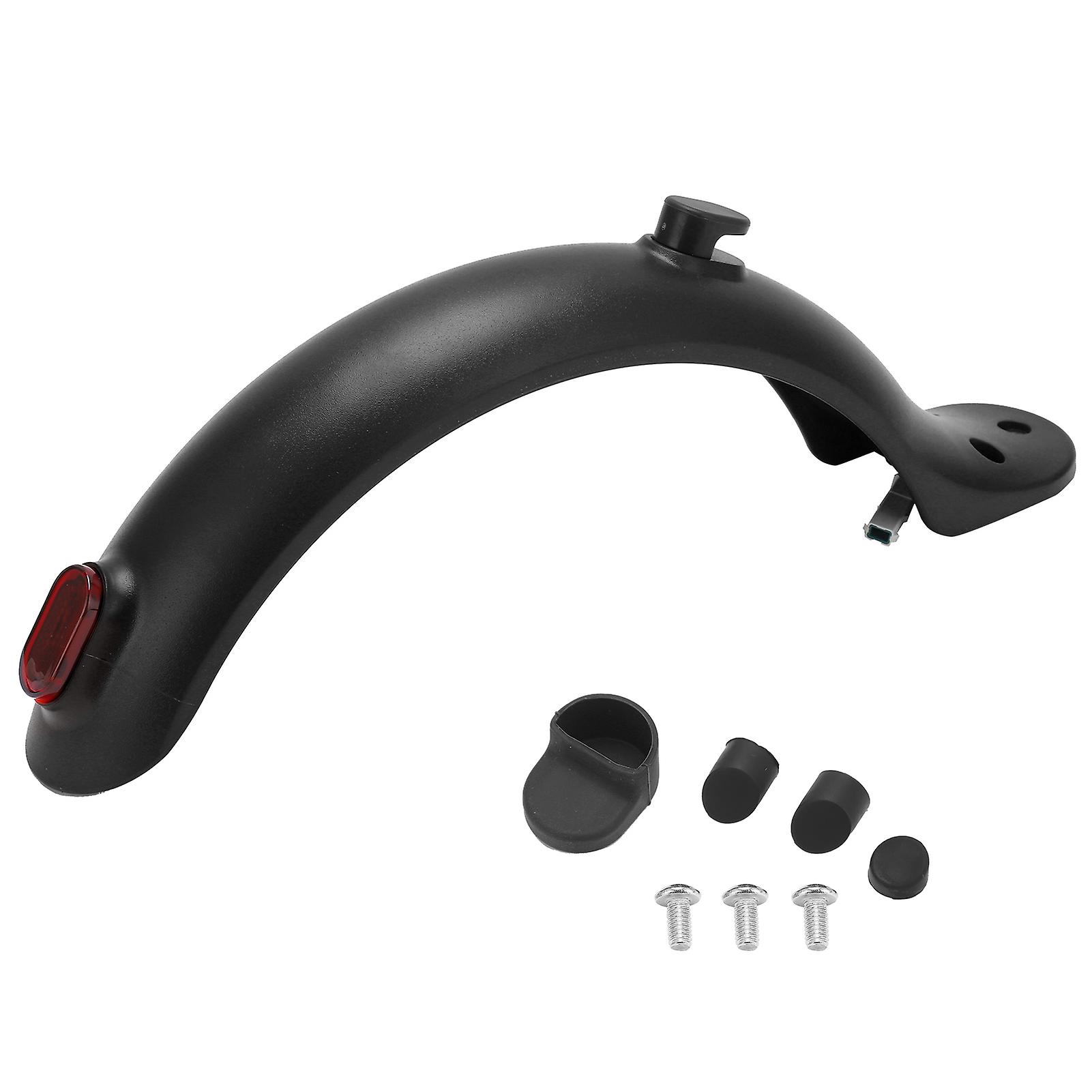 Rear Mudguard for Xiaomi Mijia M365 Electric Scooter, with Hook and Tail Light, Accessories, Black