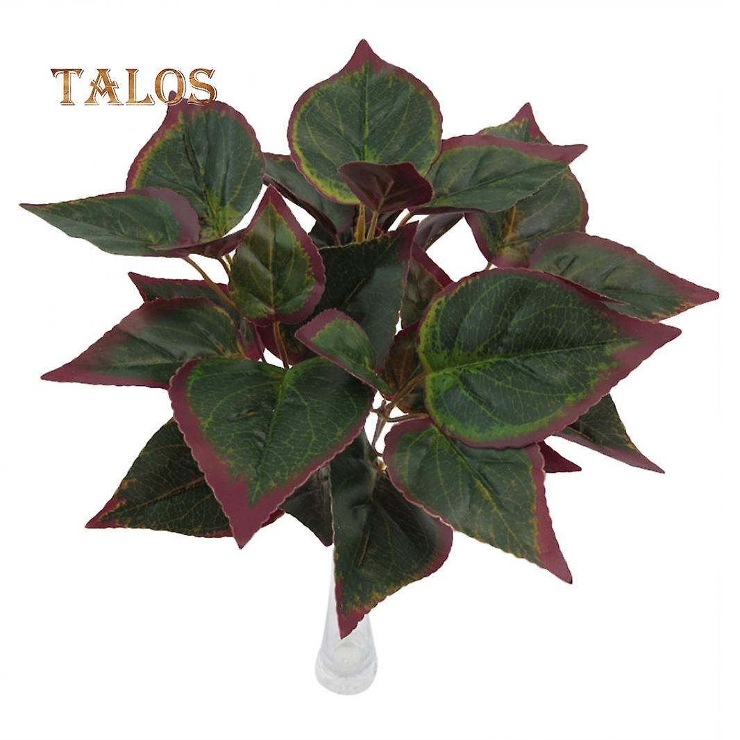 1Pc 6 Heads Artificial Scindapsus Aureus Plant Simulation Party Room Home Decor Decoration