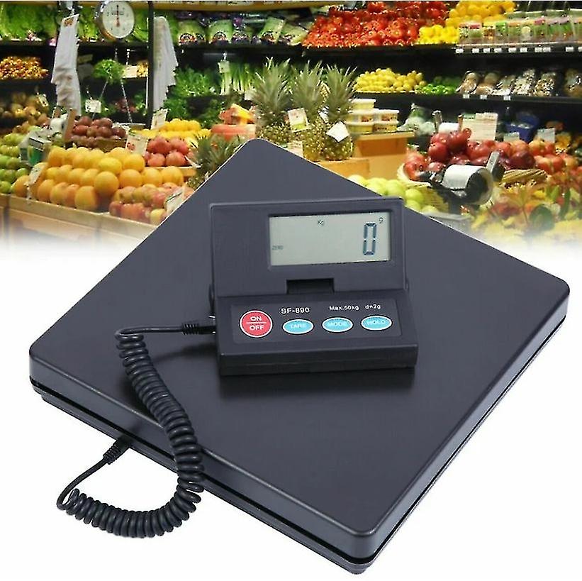 High-precision postal parcel scale 50kg/2g electronic digital platform postal weighing platform tran