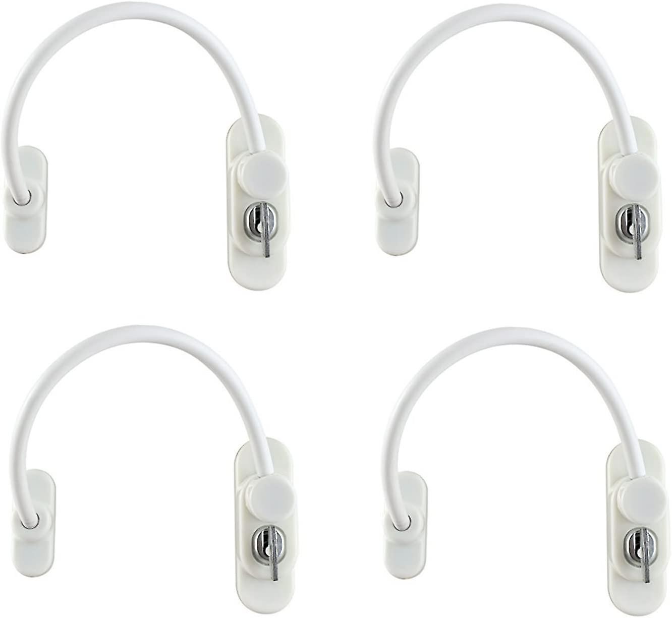 4 PCS Window Door Restrictor Child Safety Lock