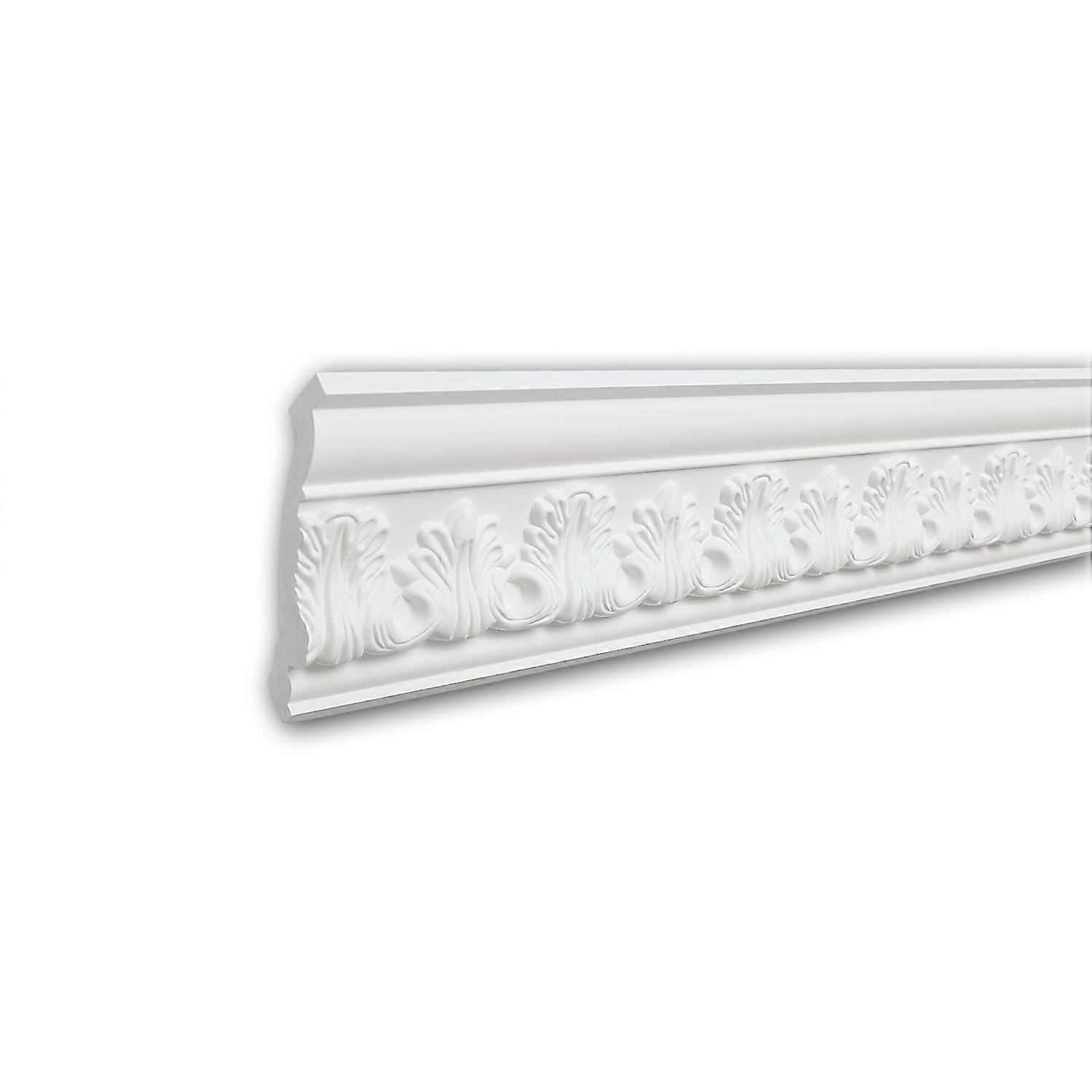 e-Delux GmbH 1 x Corniche 150198F Profhome blanc Polyuréthane prétraité léger, solide, indéformable