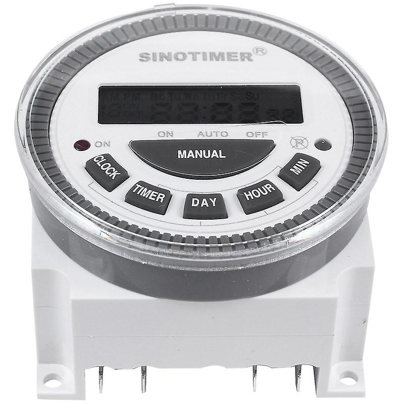 Tm-619H-2 230Vac Weekly Programmable Digital Timer Lighting Switch Output 220V Voltage With Dustpr