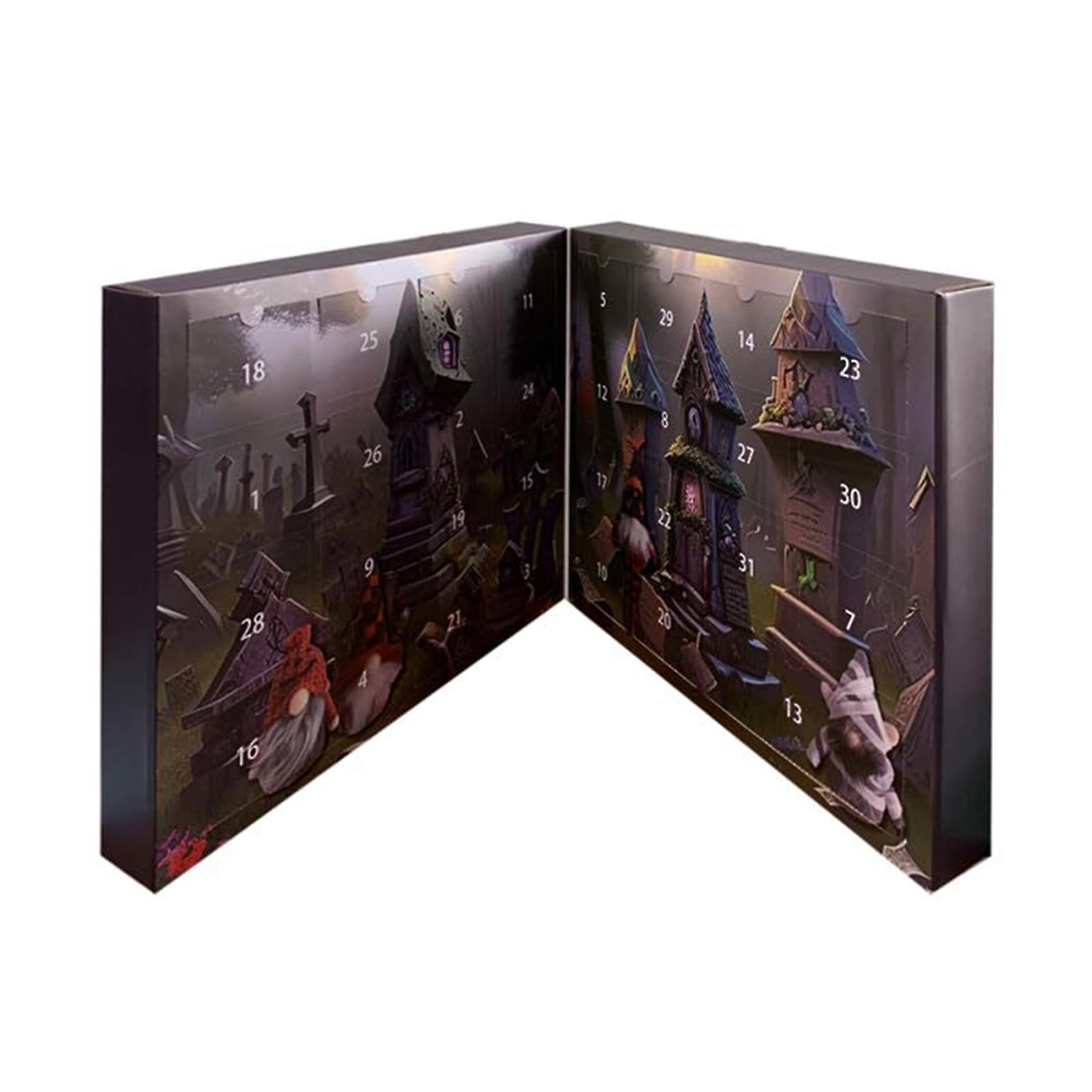 Advents Calendar 2024 Countdown Scary Doll Collectible Figures Kit for Men Women