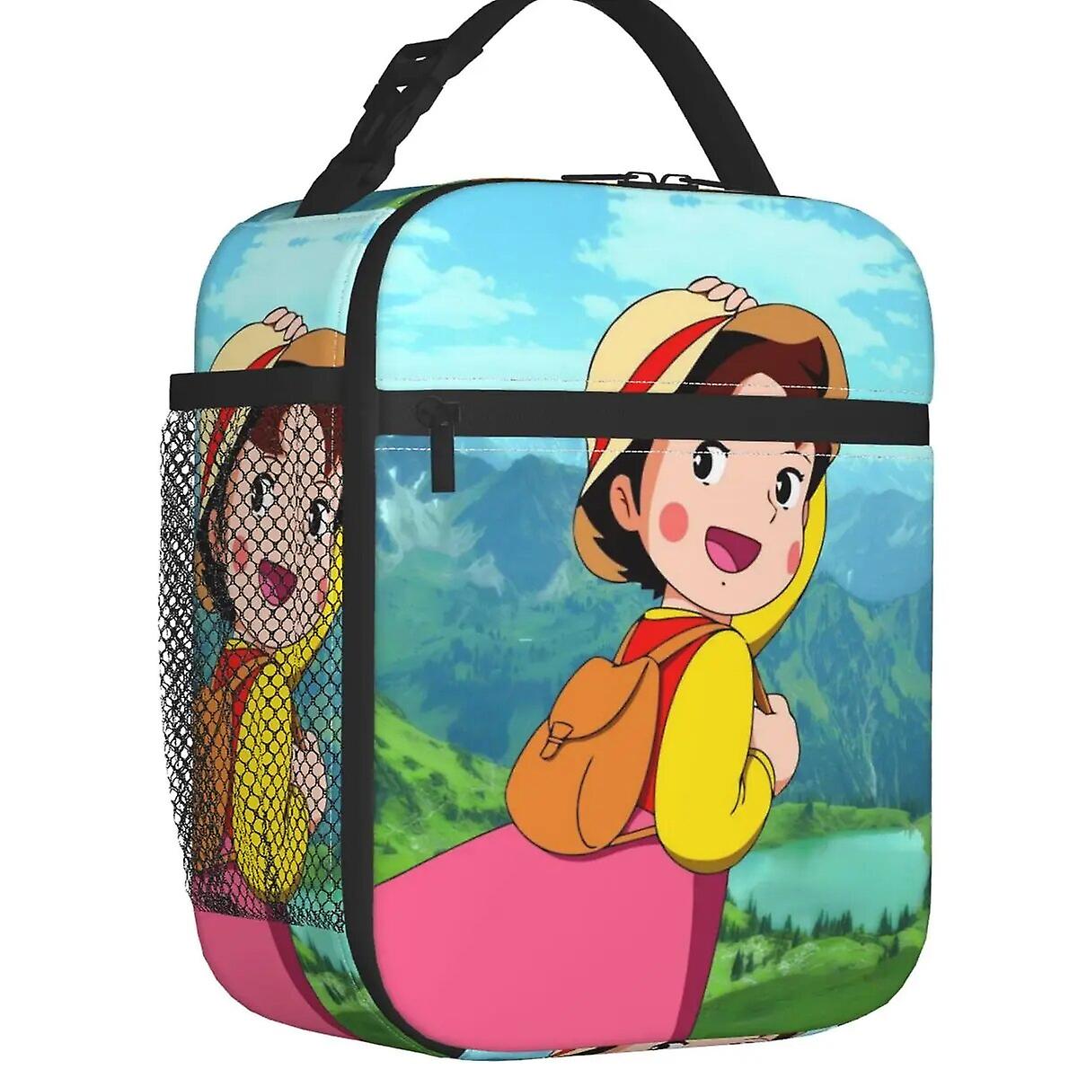 Custom Heidi And Peter Together Torba na lunch Mężczyźni Kobiety Chłodnica termiczna Izolowane pudełka na lunch dla dzieci Szkoła