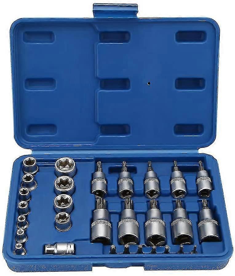 Male Female Torx Socket And Socket Bit Set
