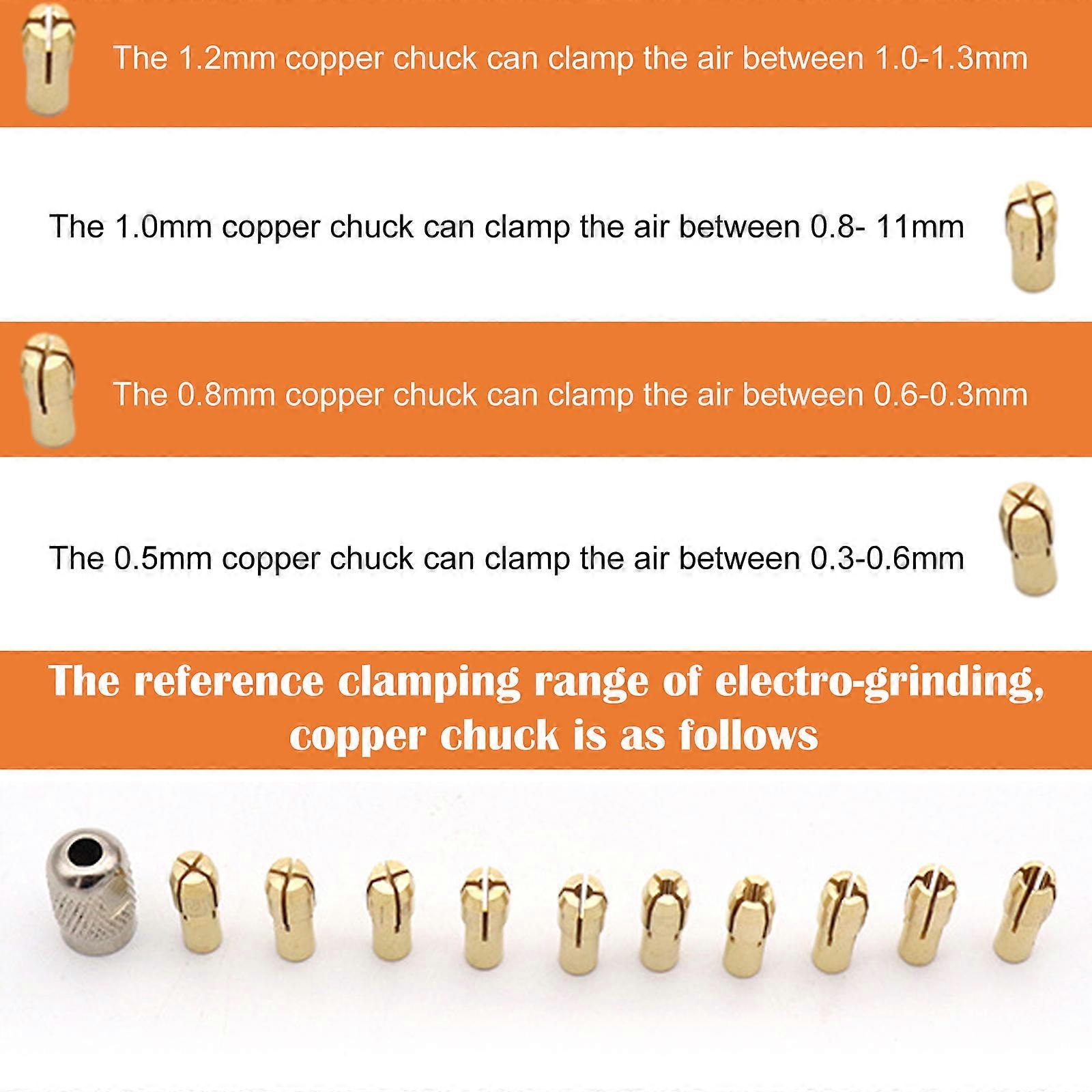 Sticker -10 messing spantangen+1 moer