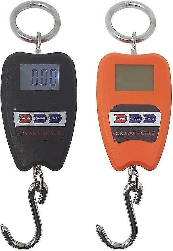 2 Pack Digital Scale, Professional Industrial, Spring Dynamometric Hook, 200kg