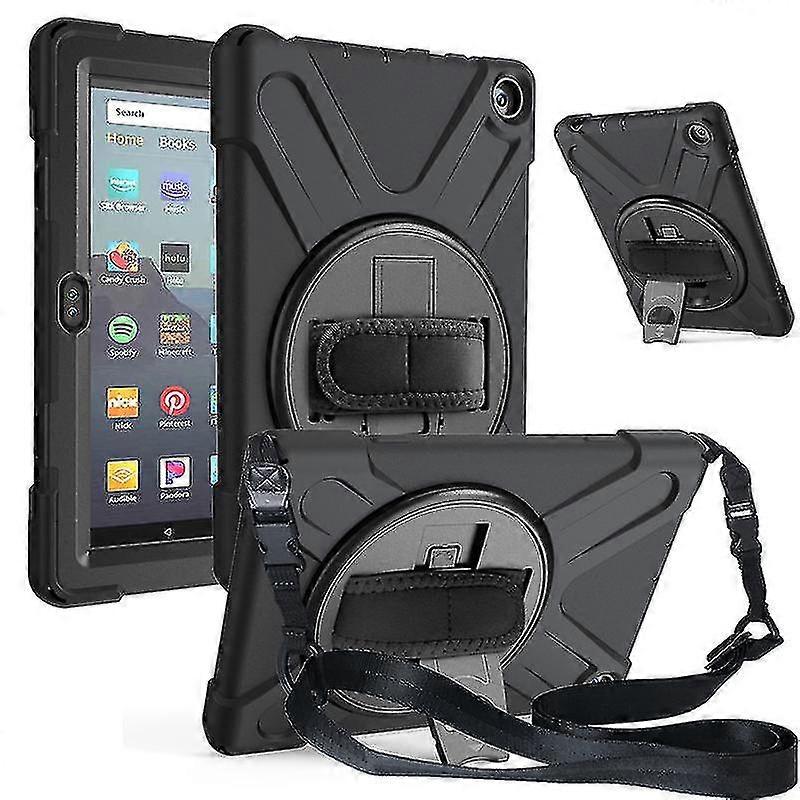 מארז עבור אמזון אש HD 8 2020 שריון חסין זעזועים כבד מגן מחוספס חובה כיסוי טאבלט