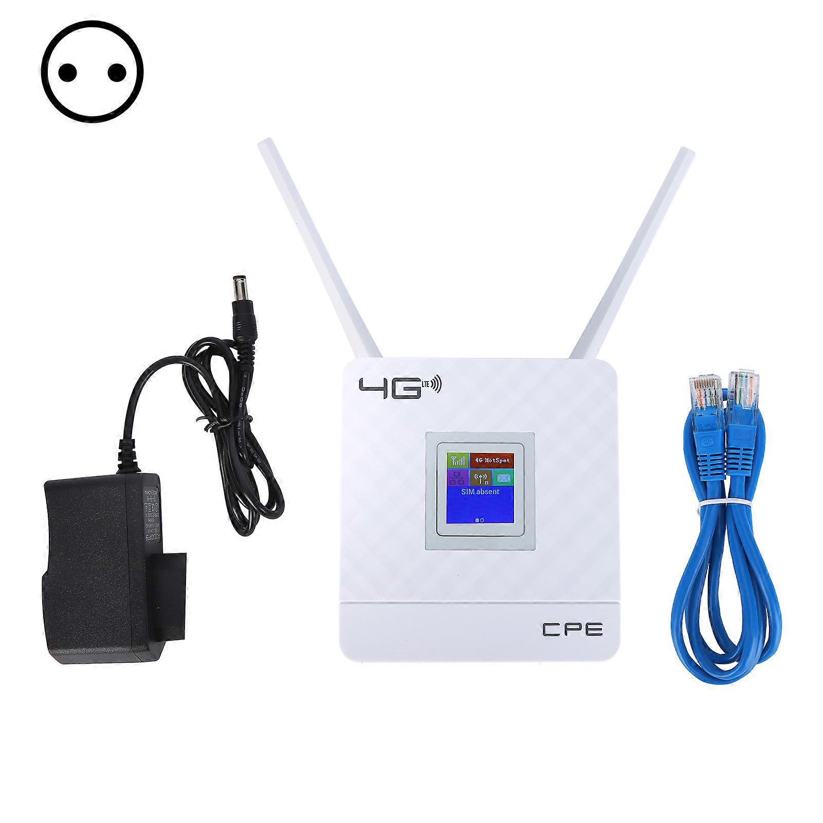 CPU-Router Tragbar 4G WIFI FDD TDD LTE WCDMA GSM Externe Antenne SIM-Kartensteckplatz Wan/Lan-Anschluss Wireless Route 100?240VEU Stecker