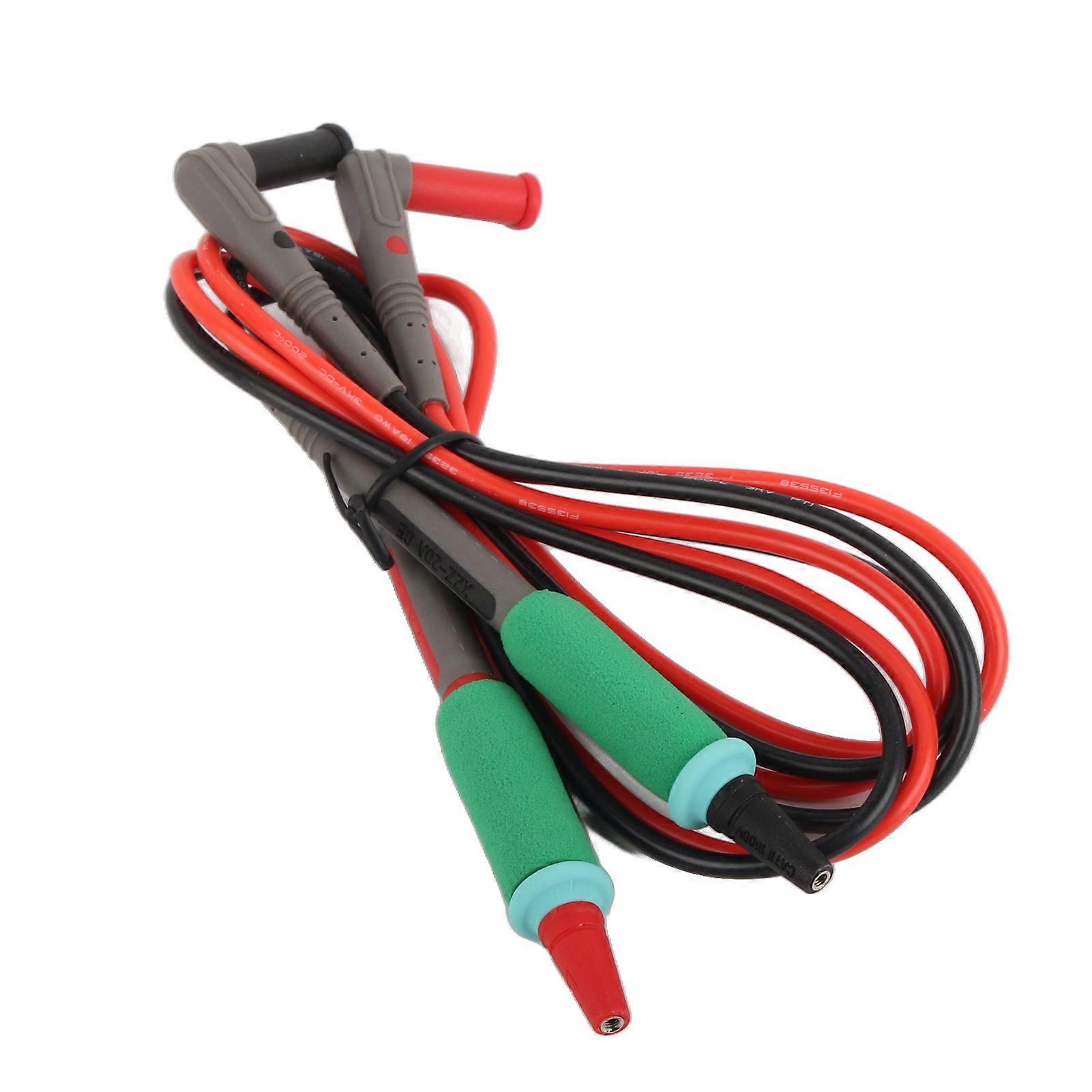 Multimeter Test Probe Universal Electrical Test Pen with Copper Needle and Silicone Handle 20A 1000V