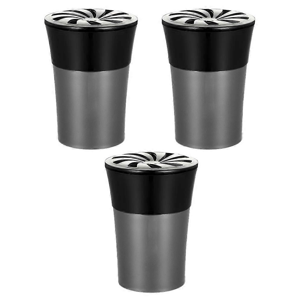3PCS Silver Car Aromatherapy Fragrance Essential Oil Diffuser Vent Clip Diffuser