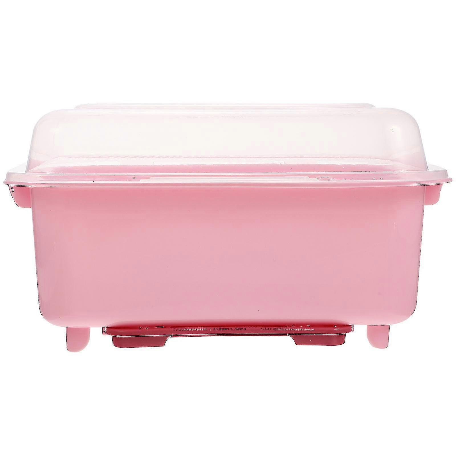 Plastic Cutlery Storage Case Plastic Bowl Dish Chopstick Dustproof Storage Box