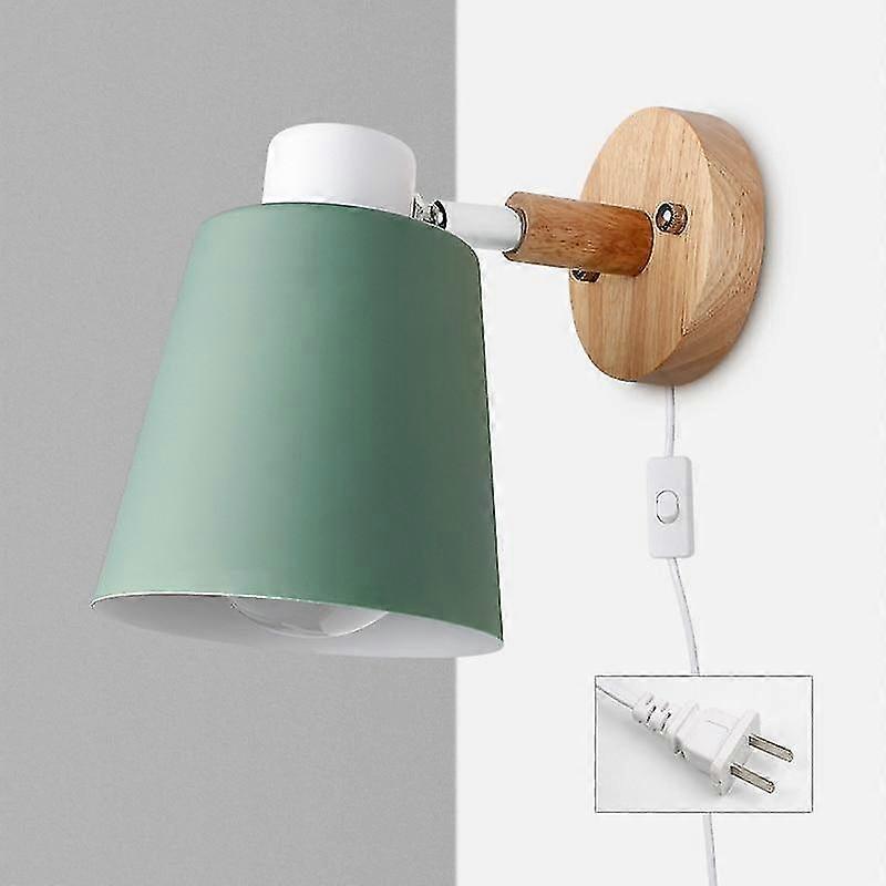 Nordic Wall Lamp-plug Iron Sconces With Switch