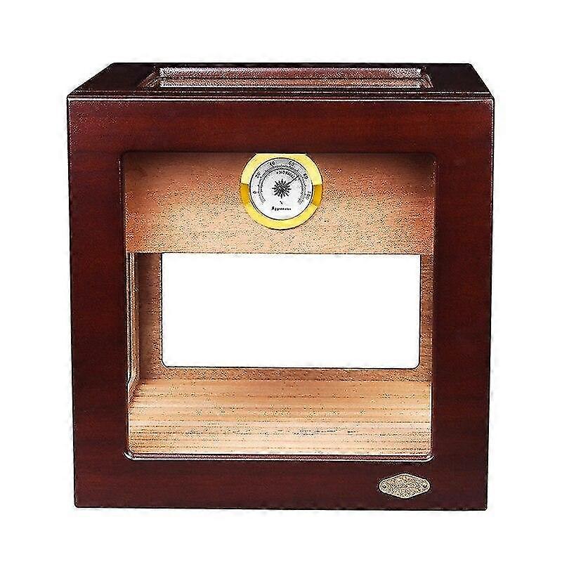 cedar wood cigar box creative transparent small cigar display accessories