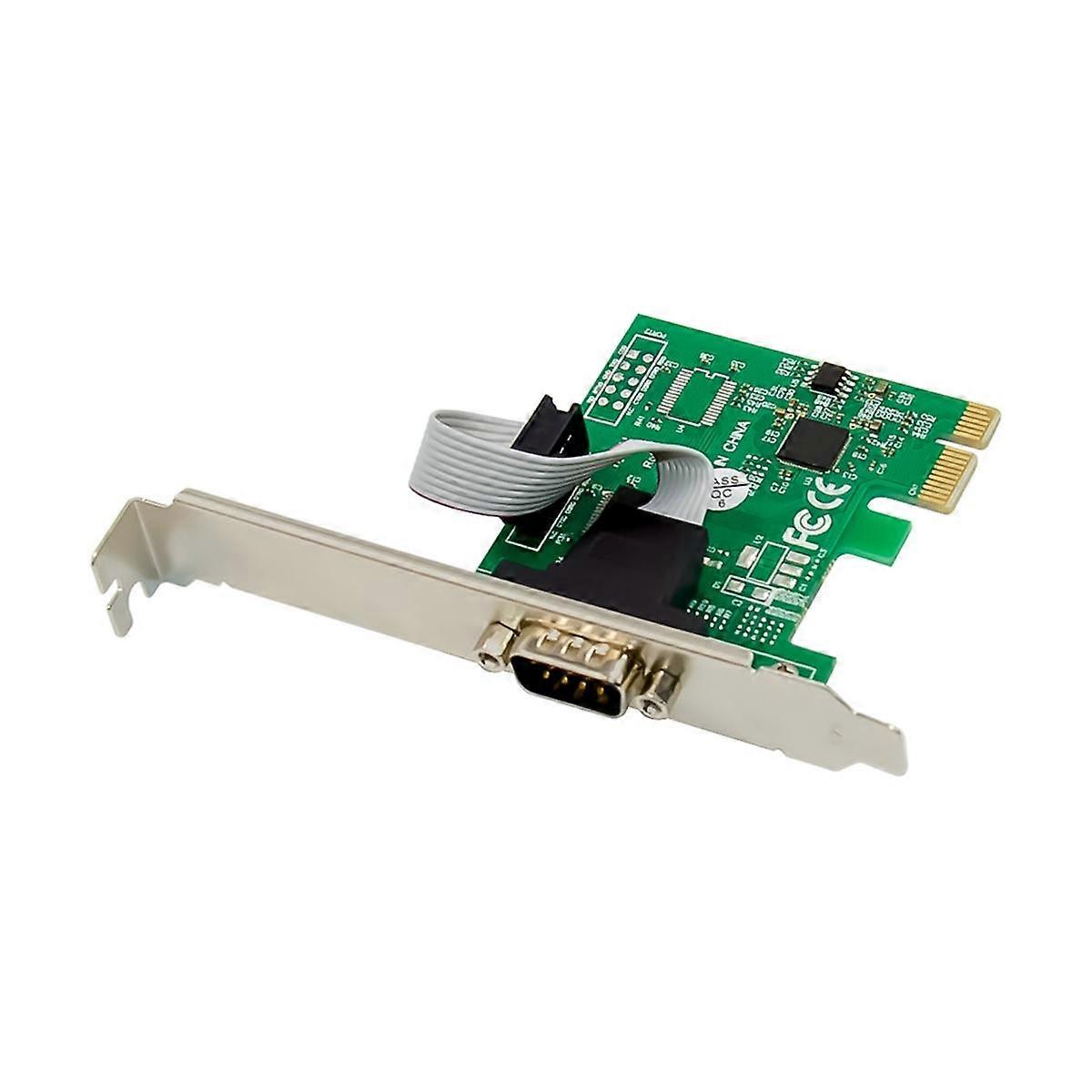 Expansion Card ST328 PCIe X1 AX99100 1S DB-9 Pin RS232 Industrial COM Port Multi-Function Convenien