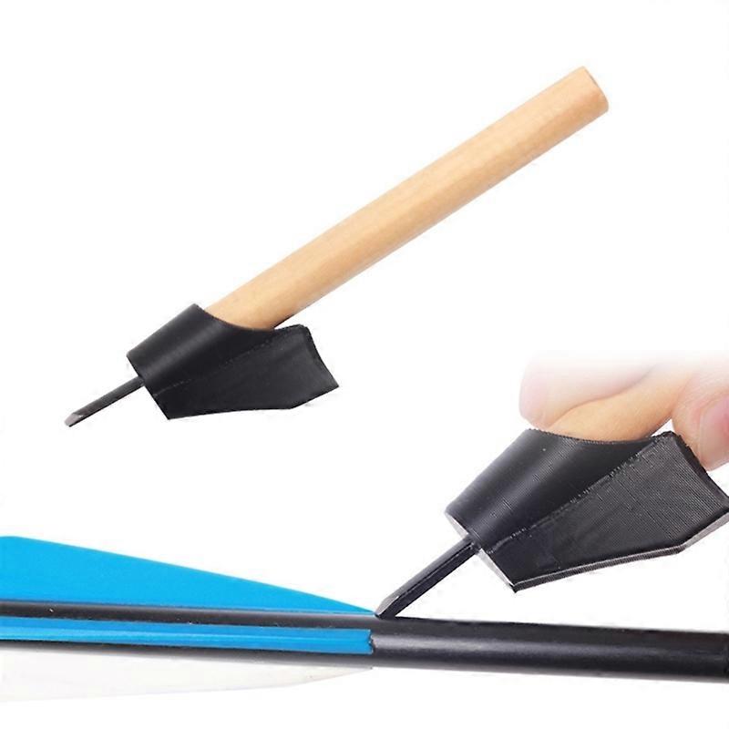 Archery Arrow Feather Scraper Clean Arrow Shaft Glue Traces Removal Tool Shoveling Vanes Feathers Removing Hunting Accessories