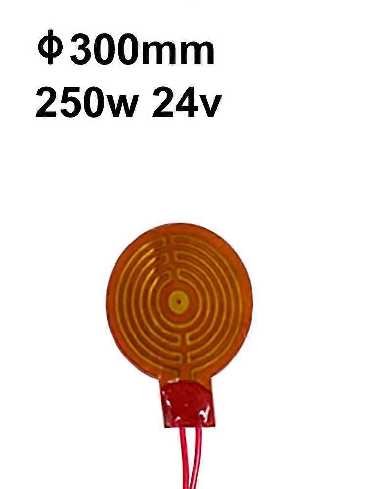 Diameter 15-500mm 3-120v Round Flexiable Eeletric Polyimide Film Heater Heating element for Electrical Wires For 3D Printer