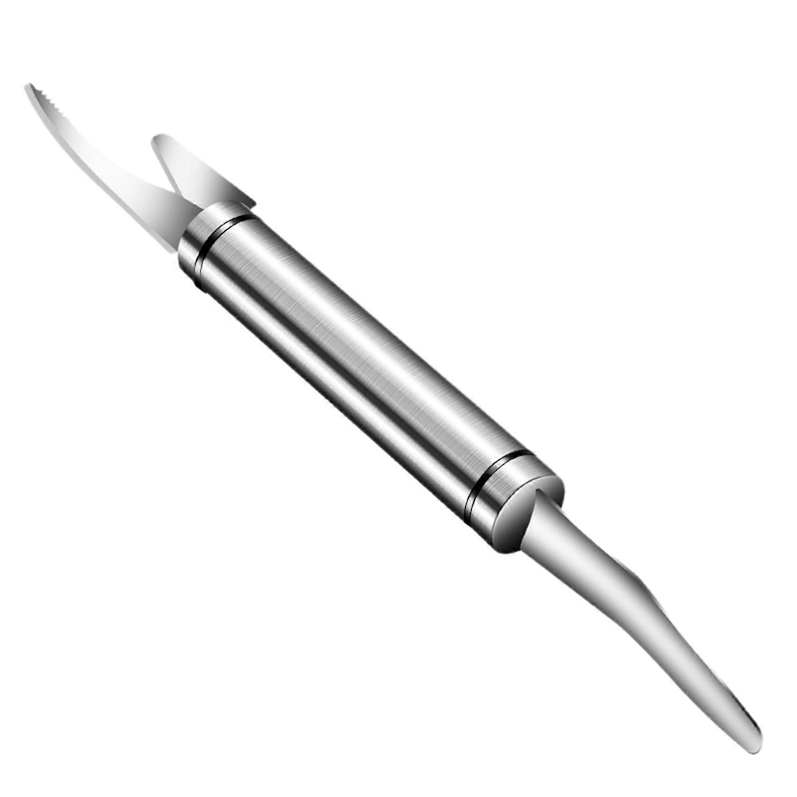 Stainless Steel Shrimp Deveiner Tool  Efficient & Portable Shrimp Cleaner for Easy Deveining & Peeling
