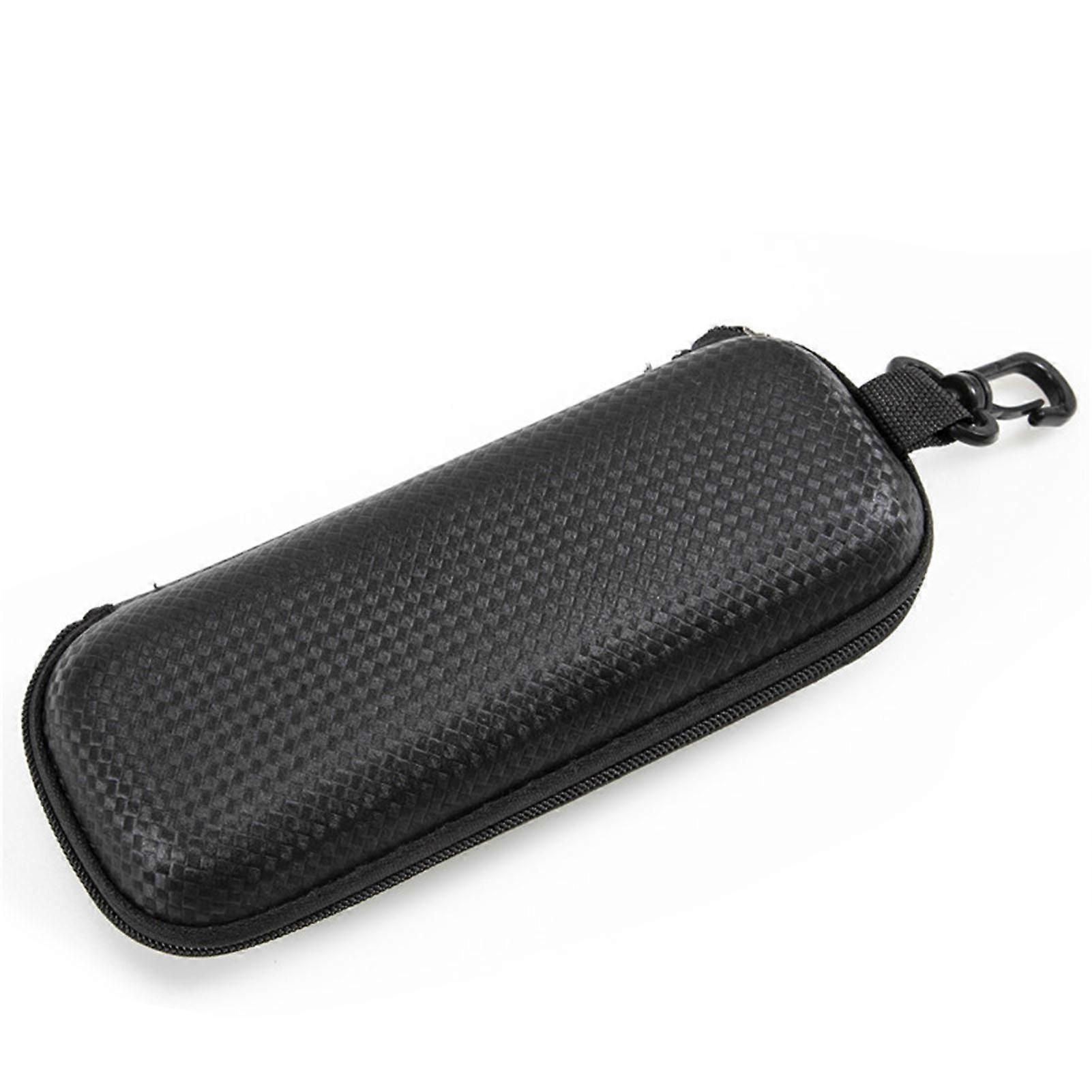 Glasses Case in Square Shape Zipper Hard Eyeglass Case Box with Hook