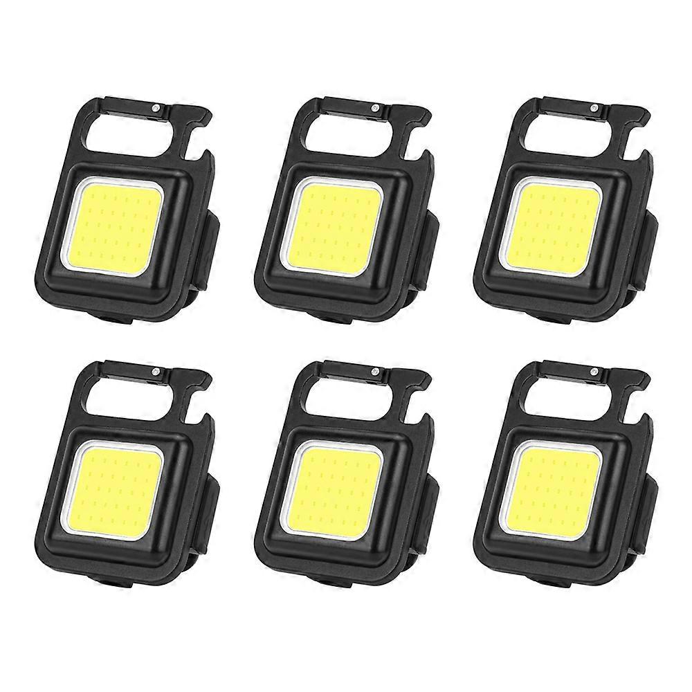 Portable Mini Keychain Working Light Multifunctional Rechargeable Camping Lamp