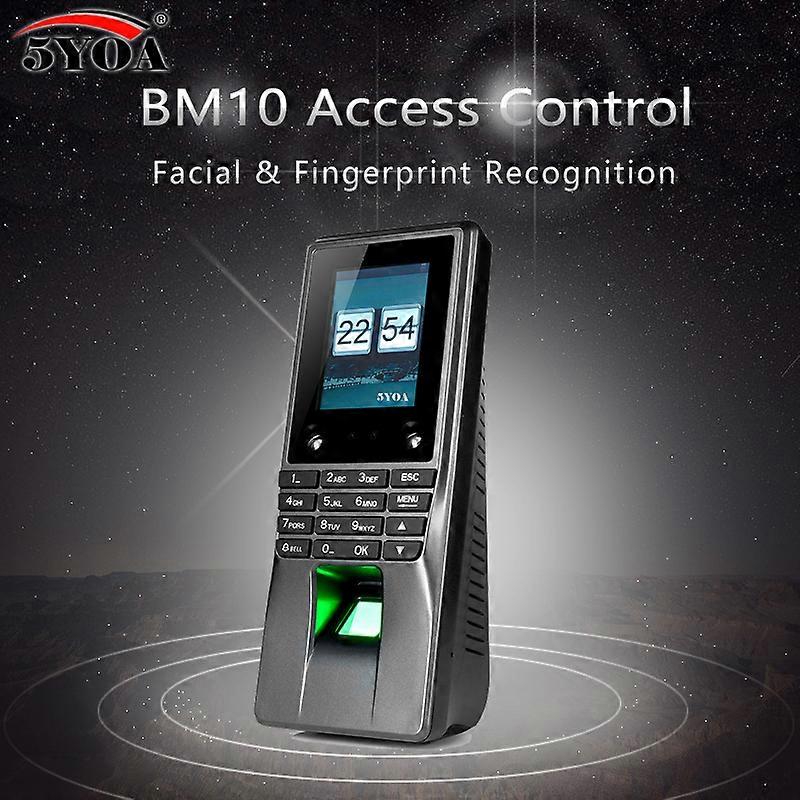 BM10 Biometric Facial Face Fingerprint Access Control WIFI Time Attendance Machine Electric Sensor Code System Door Lock