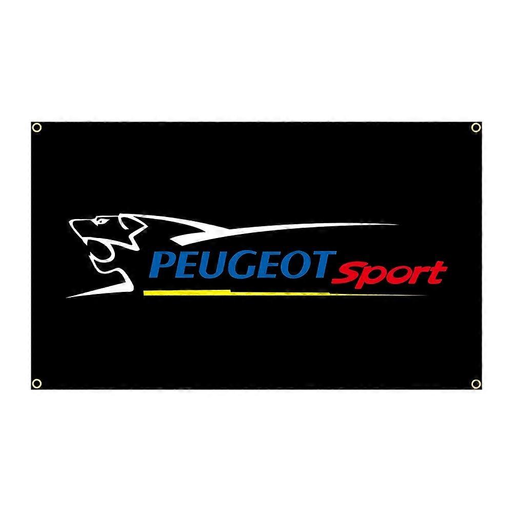 Peugeots 90x150cm Polyester und Folie
