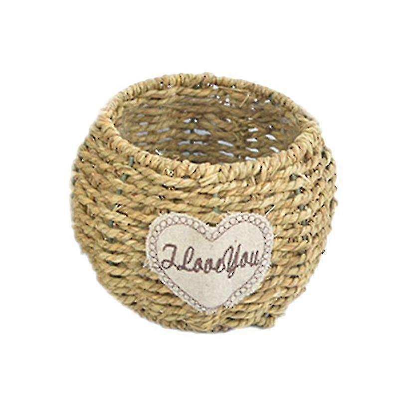 Waterproof Portable Wicker Flower Basket