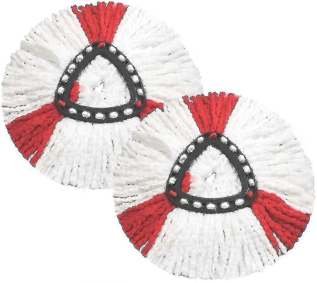 2-piece Replacement Head For Mop 2 In 1 Replacement Head For Turbo Mop