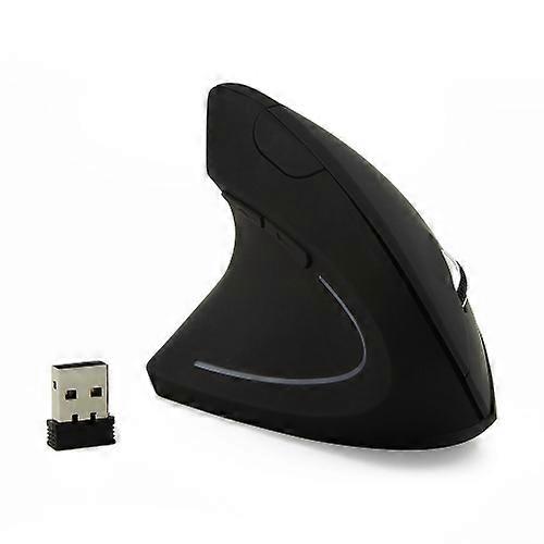 CM0093 Battery Version 2.4GHz Three-button Wireless Optical Mouse Vertical Mouse for Left-hand