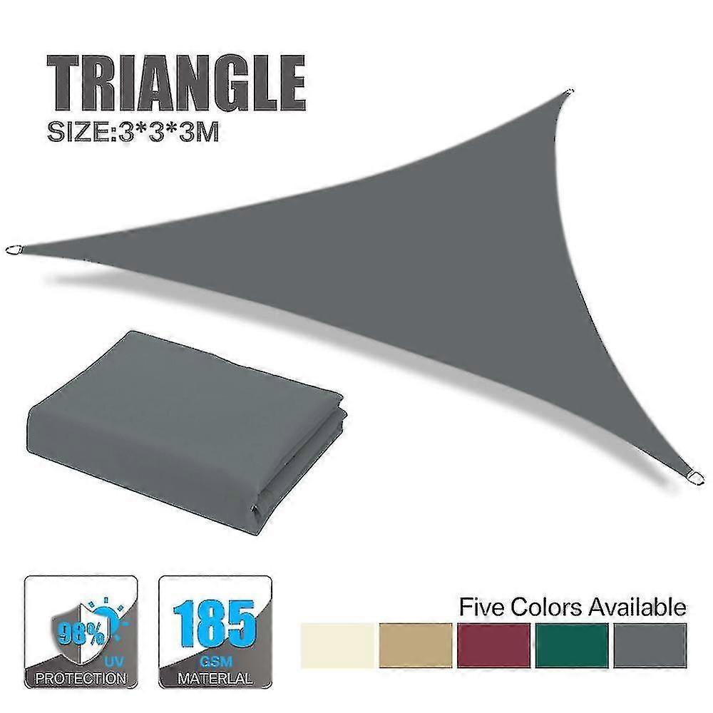 Multi-size Triangular Shade Sail, Anti-ultraviolet, For Outdoor Patio Garden Backyard