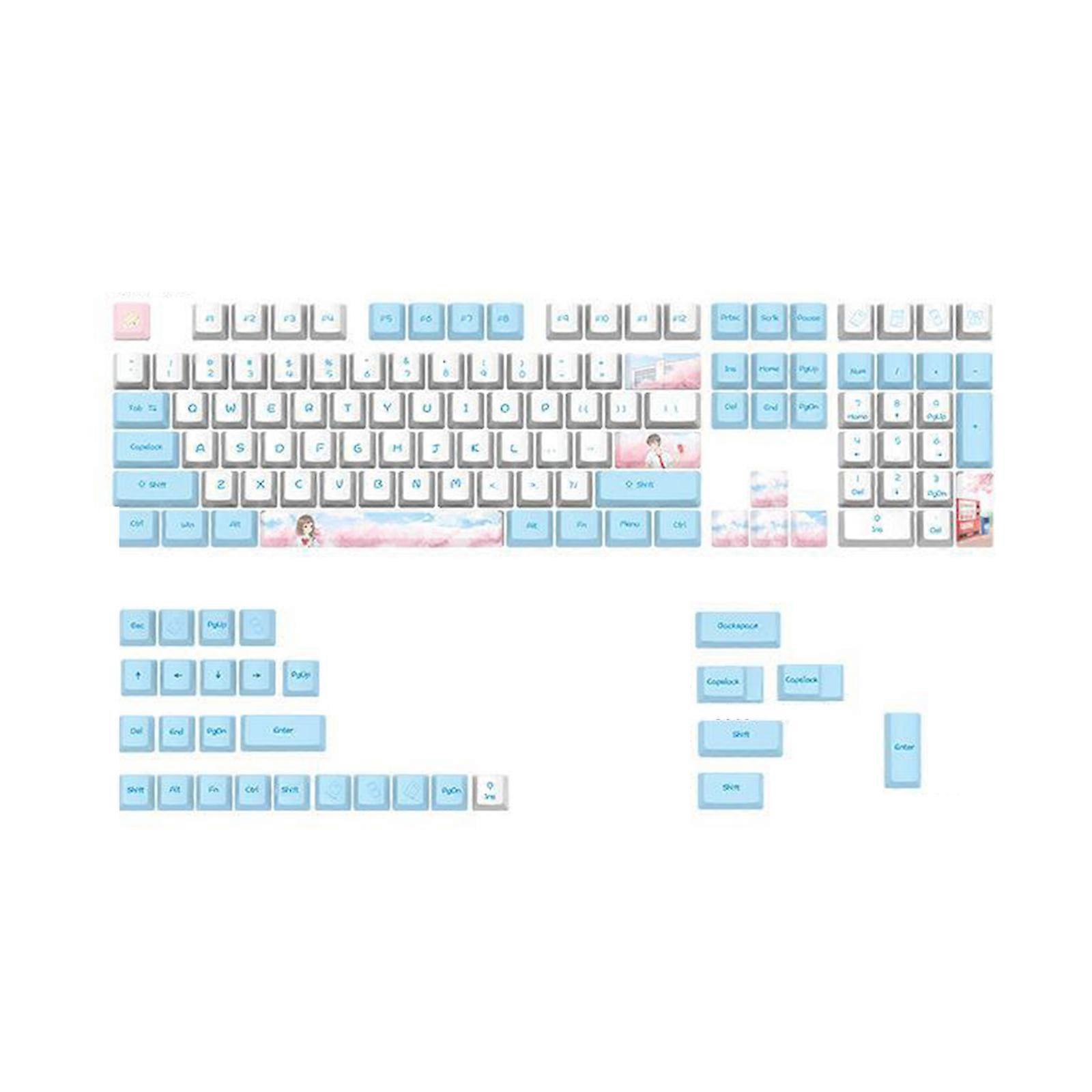 OEM PBT Keycaps Electronic Game Sublimation for MX Switches Mechanical Keyboard