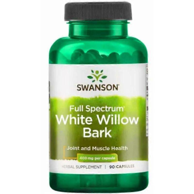 Swanson Full Spectrum White Willow Bark 400mg Capsules 90
