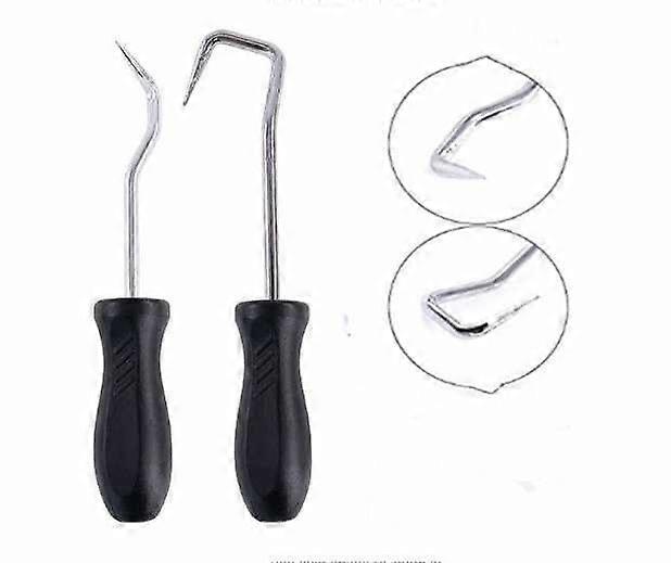 2pc Valve Seal Removal Hooks Seal Extraction Auto Repair & Maintenance Tools Binding Pliers Set Hooks