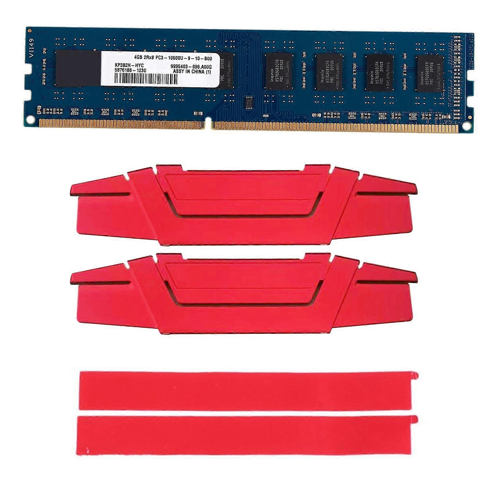 Ddr3 4gb 1333mhz Ram+cooling Vest Pc3 10600 1.5v Desktop Pc Memory 240pins System High Compatible F