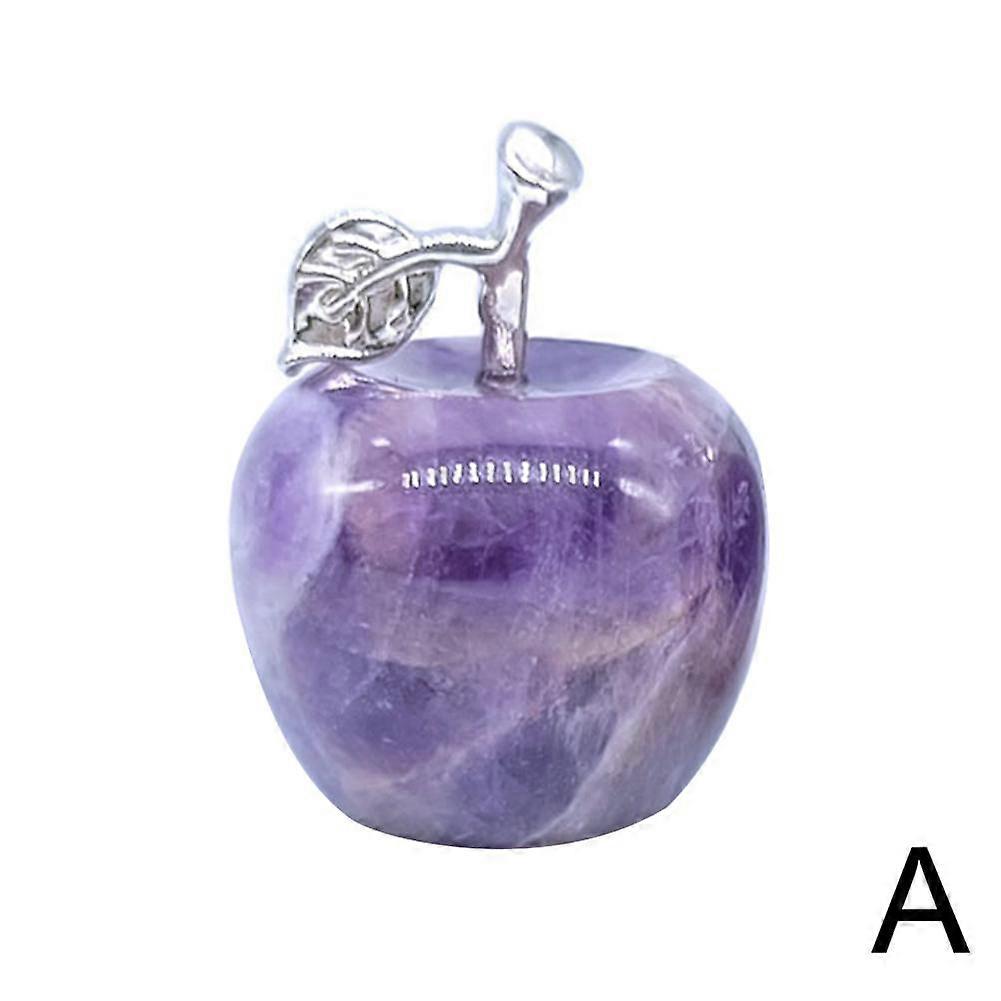Apple Statue Healing Crystal Home Decor Gemstone Natural Christmas Stone