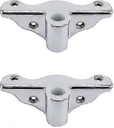 2pcs 316 Stainless Steel Rowlock Oarlock Socket Oarlock Support Bracket For 1/2" Shank