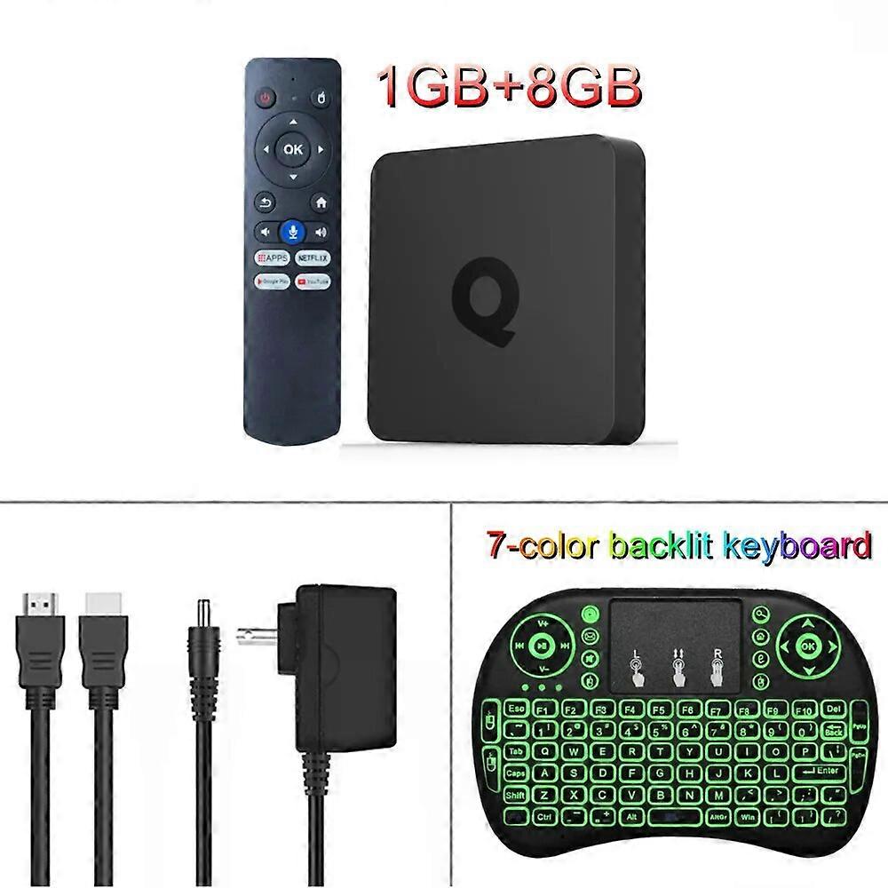 Q1 TV Box Allwinner H313 Android 10 2GB 16GB Dual Wifi BT 4K Media Player Set Top Box