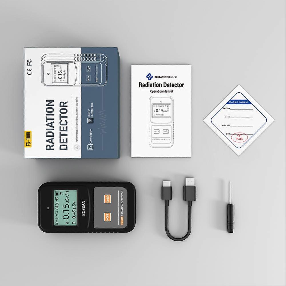 FS-600 Contor Geiger Detector de radiații nucleare Detector Beta Gamma cu raze X FS-1000 Detector de radioactivitate Geiger pentru spital
