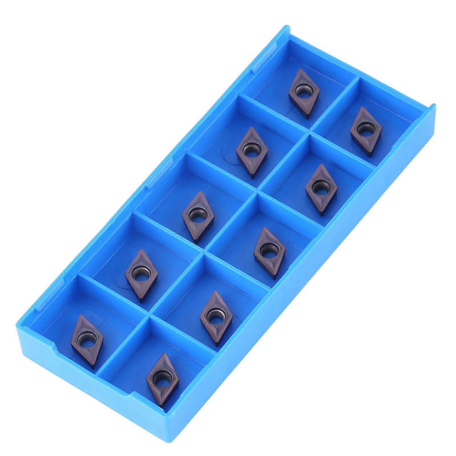 10pcs CNC Carbide Tips Inserts Blade Cutter Lathe Turning Tool With Box